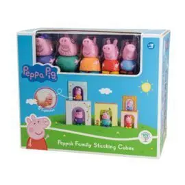 Peppa Pig: Cubos Apilables con 5 Figuras