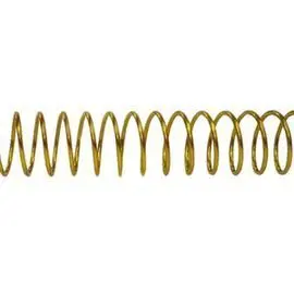 Espiral Metalica Paso 5:1 (5Mm) 20 mm Oro C/100