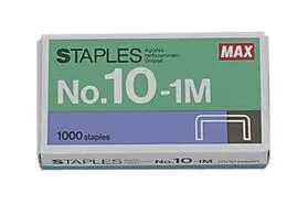 Grapas Max no. 10 - 1M Caja 1000 Unidades