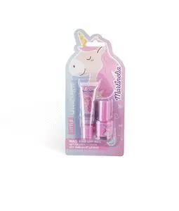 Set Uñas y Balsamo Labial Pequeño Unicornio Martin