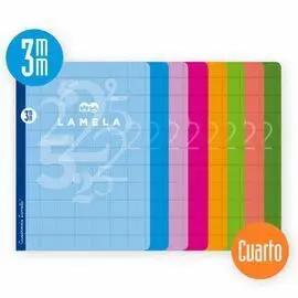 Libreta Lamela 4º 50 Hojas Cuadrovia 3Mm