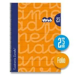 Cuaderno Folio Cuadrovia Lamela Forrado C/2,5Mm Na