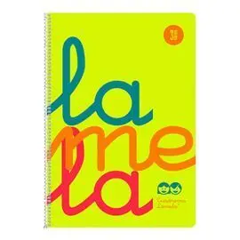 Bloc Espiral Folio 80H 90Gr Cuadrovia 3Mm Plastic