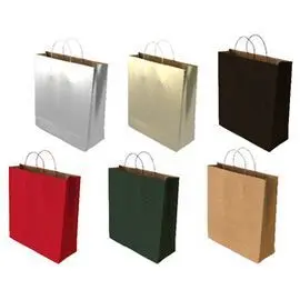 Bolsa Kraft M 27X12X37 100G Oro 25 Unidades
