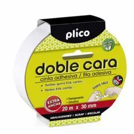 Cinta Adhesiva Doble Cara 30 mm X 20 M