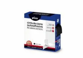 Cremallera Textil Autoadhesiva 10M/Negro