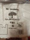 BOLSA CAMISETA 30X40 70  RECICLADO 1 KG