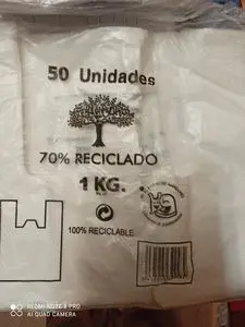 Bolsa Camiseta 30X40 70 Reciclado 1 Kg