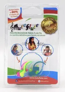 Sordina Muteflute para Flauta Dulce Blister 5