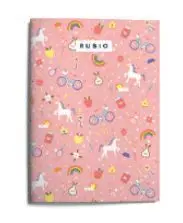 Libreta A4 80Gr Grapa Arcoiris Cuadros 4Mm Rubio