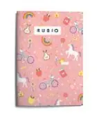 Libreta A5 80Gr Grapa Arcoiris Cuadros 4Mm Rubio