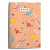 LIBRETA A4 80GR DINO MELOCOTON 4MM RUBIO