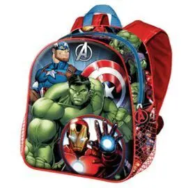 Mochila 3D Pequeña los Vengadores Superhero