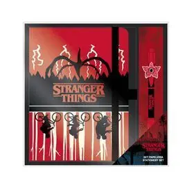 Set de Papeleria + Boligrafo Stranger Things