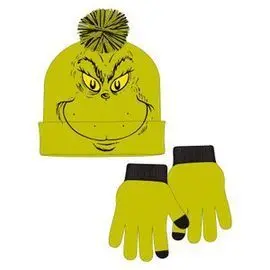 Conjunto 2 Piezas Gorro y Guantes The Grinch