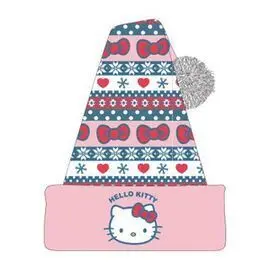 Gorro Punto Navideño Hello Kitty
