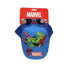Set Gorra + Gafas de Sol Avengers Hulk