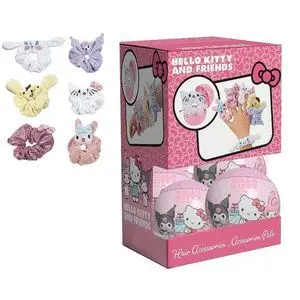 Expositor 12 Bolas Sorpresa Coleteros Hello Kitty