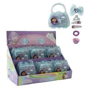 Expositor 12 Set Belleza Bolsito Gabby´s Doll Hous