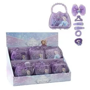 Expositor 12 Set Belleza Bolsito Frozen Disney