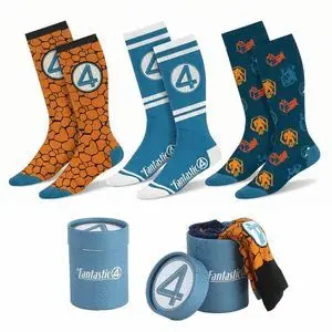 Pack Calcetines 3 Piezas los 4 Fantasticos Tu38-45