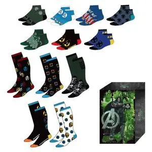Pack Calcetines 12 Piezas Doom Avengers Tu38-45