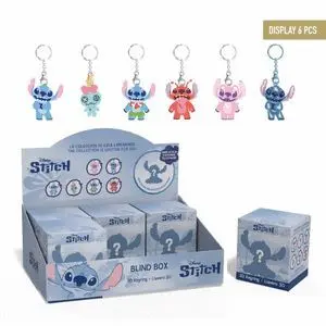 Expositor Llaveros Stitch Caja Sorpresa 6 Mod. Sur