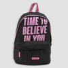 MOCHILA BASICA PINK - TIME TO BELIEVE IN YOU