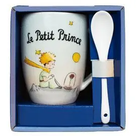 Taza con Cuchara en Caja Lpp Planete Rose