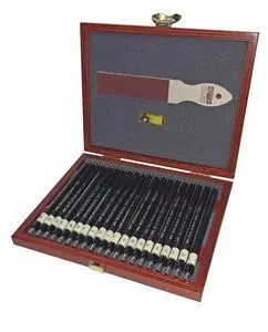 Caja Madera Portaminas. 20 Durezas