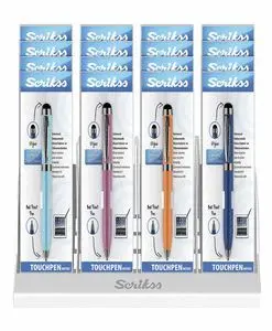 Expositor 16 Boligrafos Scrikss Mini Touch Pen 799