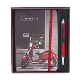 Set de Regalo Boligrafo Smart Pen Rojo + Notebook