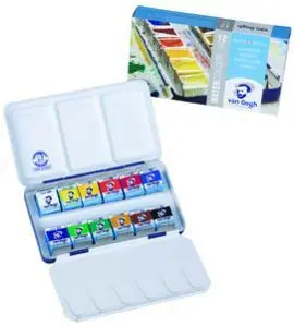 Acuarela Van Gogh Estuche Metal 12 Colores