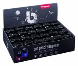 Sacapuntas Duo Bruynzell Display 24 uds