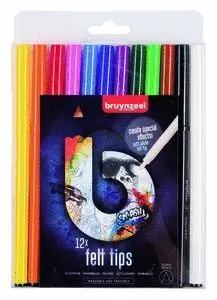 Rotuladores Bruynzell Estuche 12 Azul