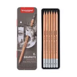 Lapices de Grafito Bruynzeel Expression Estuche 6