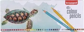 Lapiz Bruynzeel 45 Colores Caja Metal Tortuga