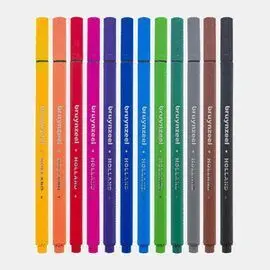 Rotulador Bruynzeel Punta Fina 12 Colores Estuche
