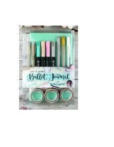 Set Bullet Journal Azul Pastel