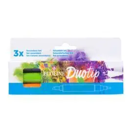 Rotulador Ecoline Duotip Estuche 3 Colores (Violet
