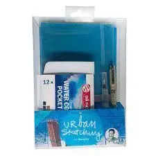 Set Urban Sketching Azul