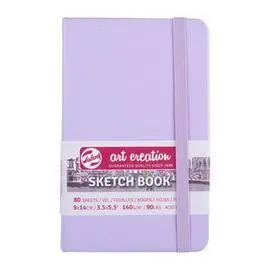 Cuaderno Bocetos 9X14Cm 140G 80 Hojas Violeta Past