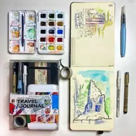 Set Talens Travel Journal