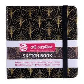Cuaderno Bocetos 12X12Cm 140G 80 Hojas Art Decor