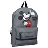 MOCHILA MICKEY MOUSE THE BIGGEST OF ALL STARS GRIS