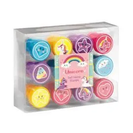 Set 12 Sellos Unicornio
