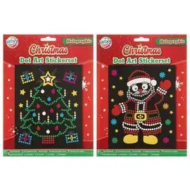 Set de Pegatinas de Puntos Navidad