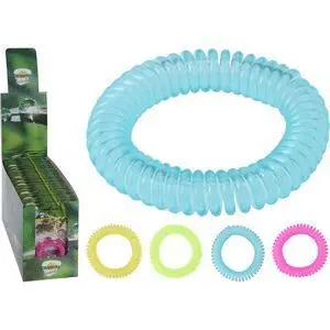 Expositor 24 Pulseras Citronela Colores Surtidos
