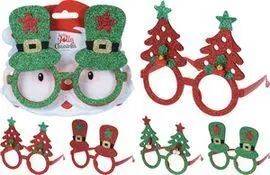 Set 12 Gafas Navidad Fiesta Surtidas