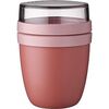 PORTA ALIMENTOS ELLIPSE MINI ROSA VIVIDO